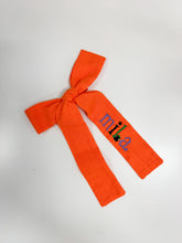 Load image into Gallery viewer, Halloween Embroidered Bow
