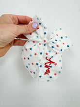 Load image into Gallery viewer, Patriotic Bow
