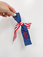 Load image into Gallery viewer, Patriotic Flag Bow
