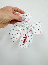 Load image into Gallery viewer, Patriotic Bow
