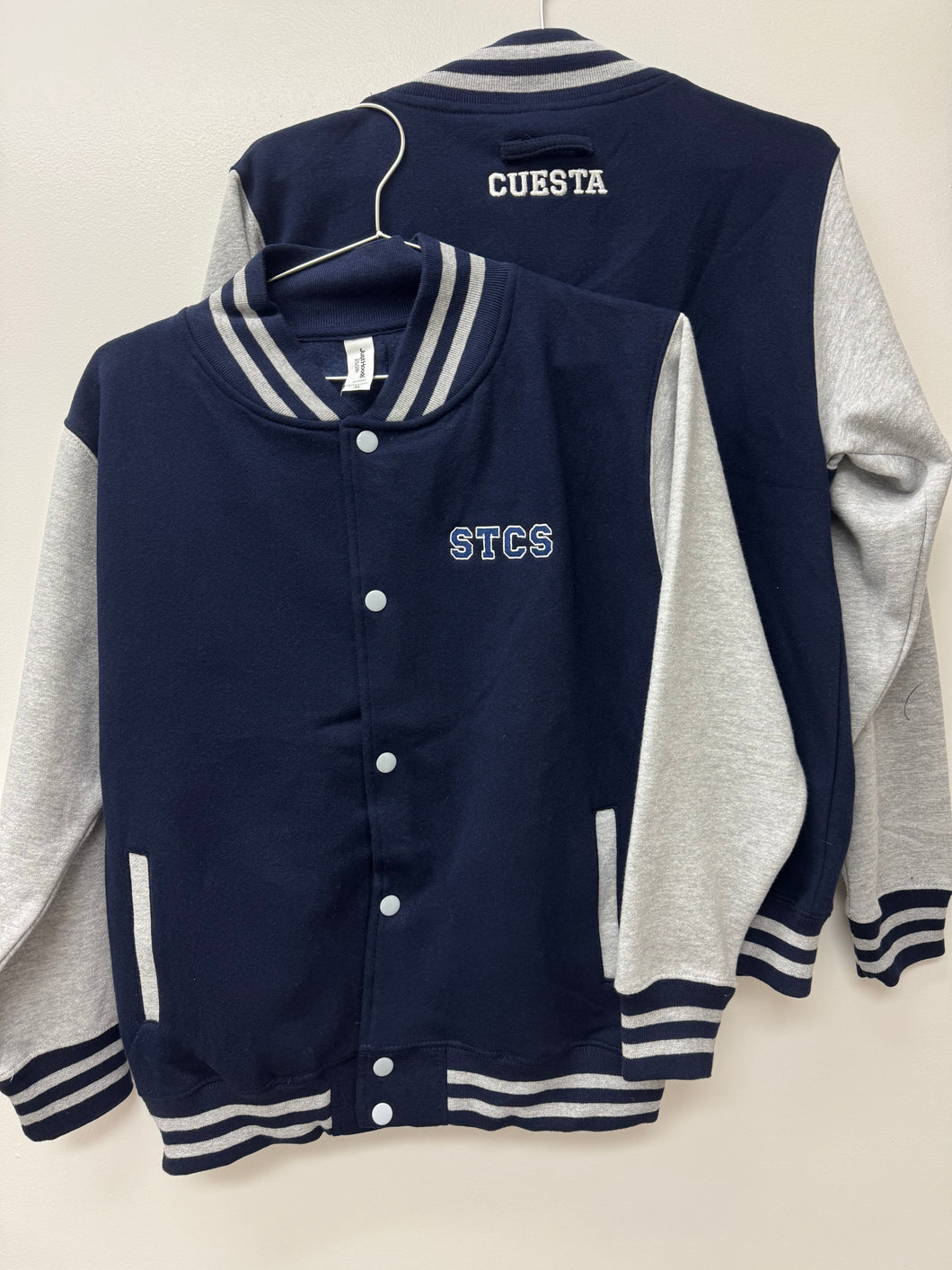 St Timothy Letterman Jacket Embroidery