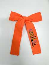 Load image into Gallery viewer, Halloween Embroidered Bow
