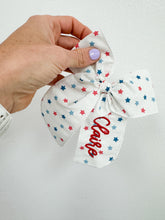 Load image into Gallery viewer, Patriotic Bow

