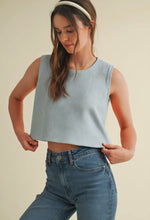 Load image into Gallery viewer, Tornados Back Bow Tie Sleeveless Top
