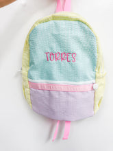 Load image into Gallery viewer, Seersucker Backpacks
