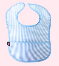 Load image into Gallery viewer, Seersucker Baby Bib
