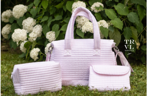 Quilted Stroller Bag Set