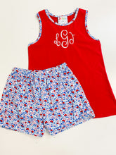 Load image into Gallery viewer, Sweet Land Of Liberty Floral Short Set
