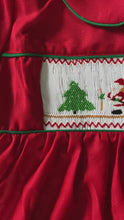 Load and play video in Gallery viewer, Santa is Coming Smocked Dress

