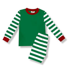 Load image into Gallery viewer, Christmas Green Pajamas Kids
