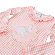 Load image into Gallery viewer, Pink Bunny Applique Ruffle Pajama Pre-Order
