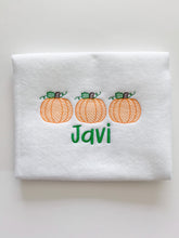 Load image into Gallery viewer, Kid&#39;s Pumpkin Trio T-Shirt
