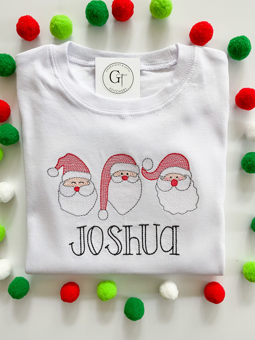 Holiday Santa Trio Holiday Shirt or Onesie