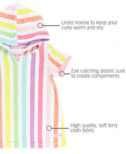 Load image into Gallery viewer, Rainbow Stripe Cover-Up - INVENTORY SALE
