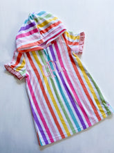 Load image into Gallery viewer, Rainbow Stripe Cover-Up
