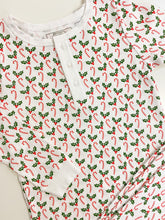 Load image into Gallery viewer, Boys Candy Cane Pima Cotton Two Piece Pajamas
