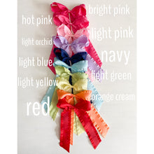Load image into Gallery viewer, Heart Satin Ruffle Bow
