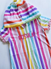 Load image into Gallery viewer, Rainbow Stripe Cover-Up - INVENTORY SALE
