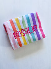 Load image into Gallery viewer, Rainbow Stripe Cover-Up - INVENTORY SALE
