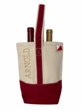 Load image into Gallery viewer, Double Bottle Wine Tote
