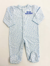 Load image into Gallery viewer, Pima Cotton Sailing Footie Pajamas
